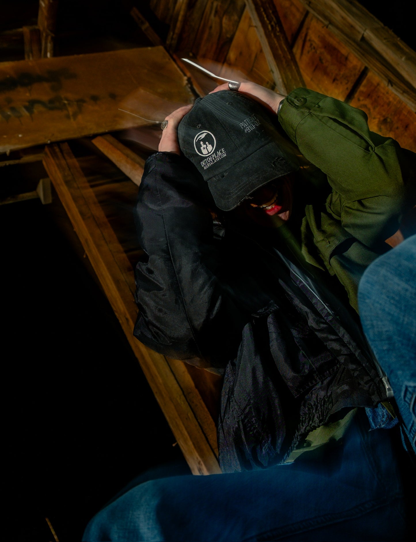 Distressed "Mental" Hats
