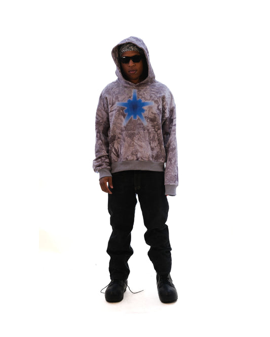 Grey Camo Logo Hoodie