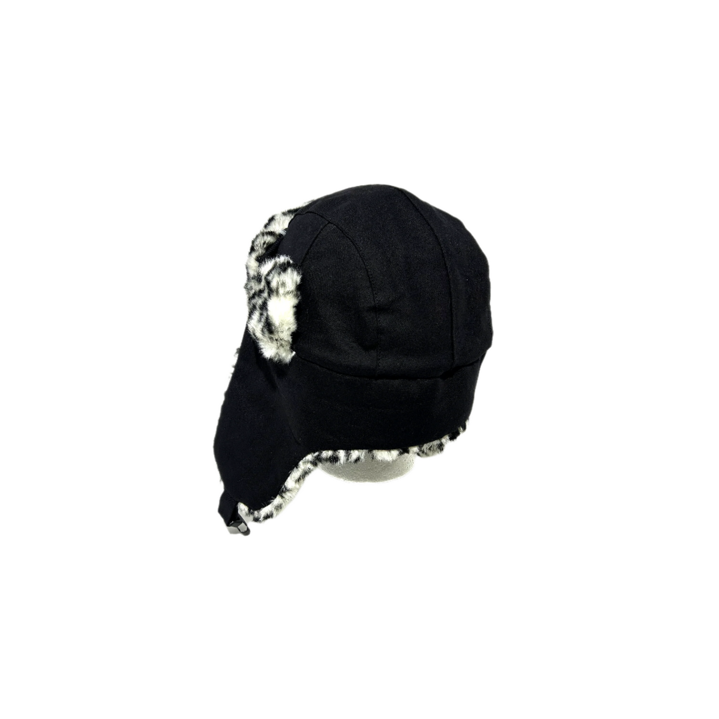 SNOW LEOPARD TRAPPER HAT